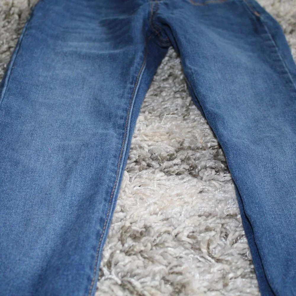 Girls Old Navy Skinny Pull On Jeans Pants Size M (8) Adjustable Waist VGUC